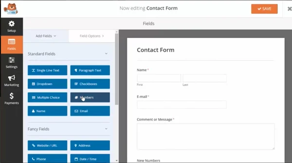 online form builder