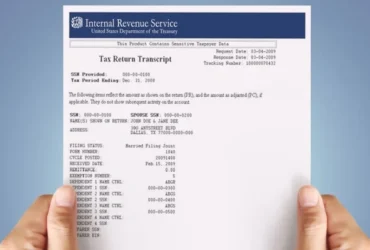 tax return transcript